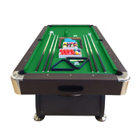 Pool Table Designed for Home Game Rooms, 8-Foot Full Size, Automatic Ball Return, Complete Accessory Set