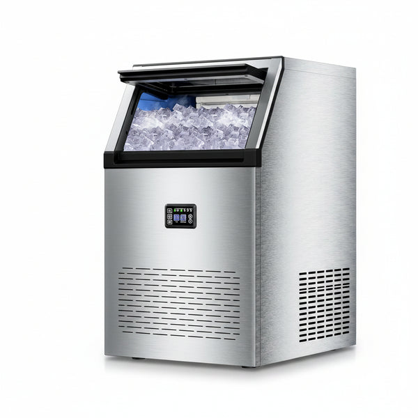 Stainless Steel Commercial Ice Machine 200LB/24H
