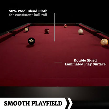 Edgewood 84 In. Pool Table with Accessories