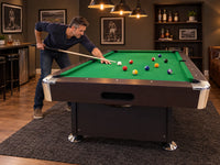 Pool Table Designed for Home Game Rooms, 8-Foot Full Size, Automatic Ball Return, Complete Accessory Set — product view 2