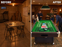 Pool Table Designed for Home Game Rooms, 8-Foot Full Size, Automatic Ball Return, Complete Accessory Set — product view 4