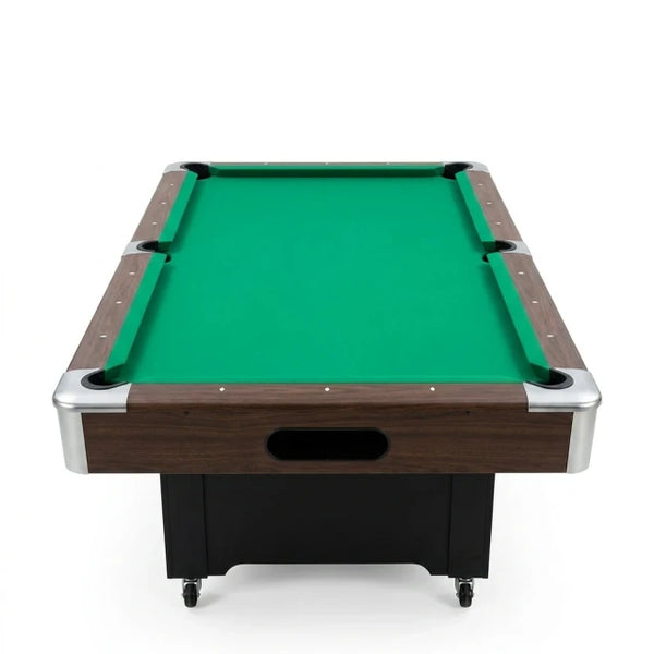 Pool Table Designed for Home Game Rooms, 8-Foot Full Size, Automatic Ball Return, Complete Accessory Set